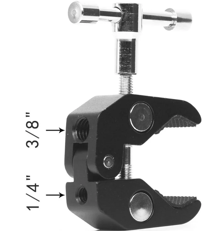 Good Quality Large Magic Arm Light Box LCD Screen Clip Fixing Bracket Metal Crab Claw Clamp