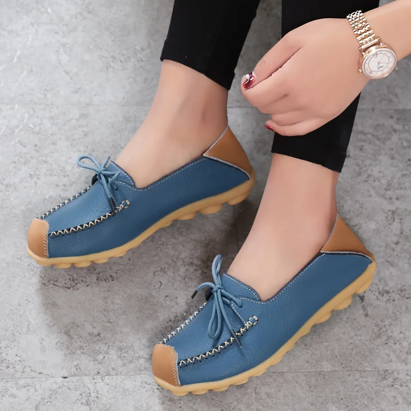 BLS022 new classic women wholesale high quality antiskid color matching flat sole shallow mouth single shoes