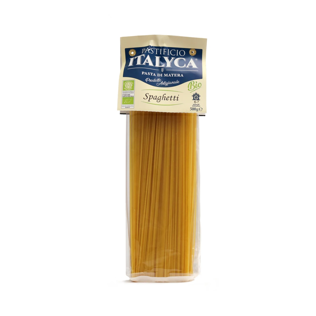 Best Quality Spaghetti 500g Certified Organic Artisanal Pasta Made From 100% Italy