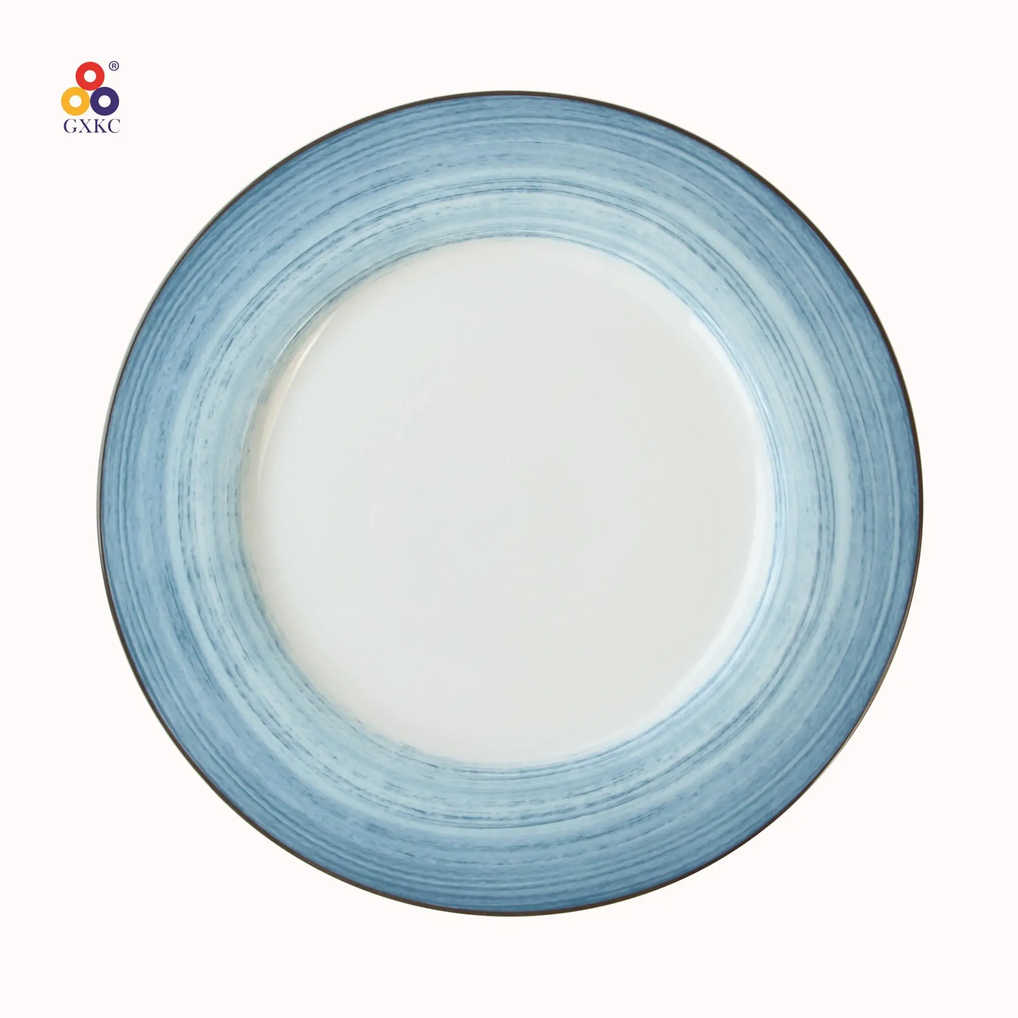New Products In The Market GXKC 20Pcs Royal Blue New Bone china Porcelain Dinnerware Sets