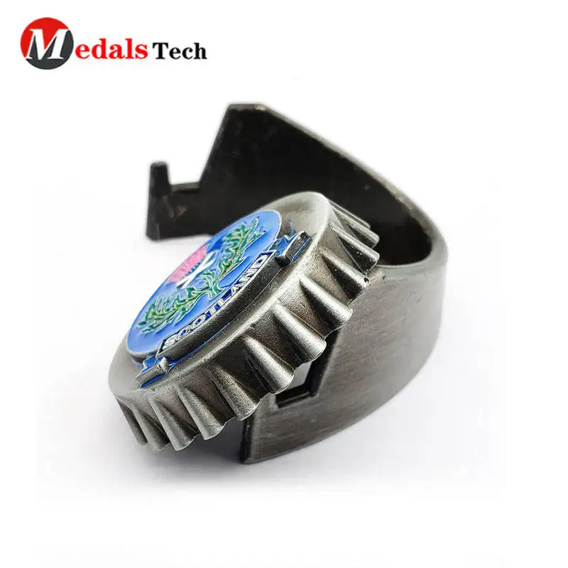 15 Days Fast Produce Brand Run Activities Antique Silver Sports Fridge Magnetic Bottle Cap Bottle Opener Medals