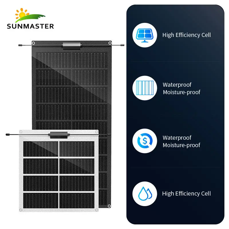 Best Price 18V   100W Flexible Solar Panels Prices For Home Motorhome Camper
