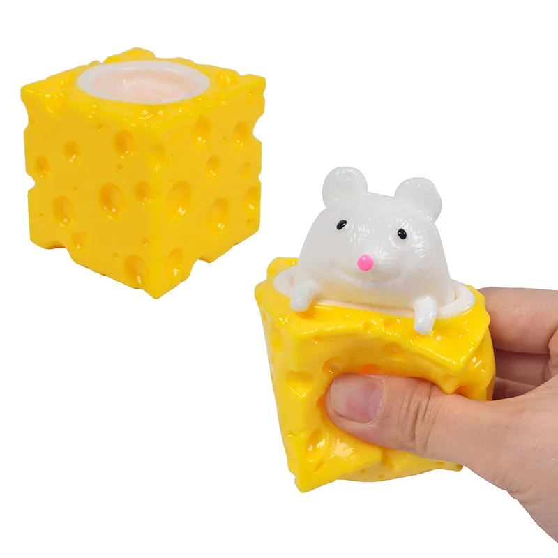 Squeeze rat Cup Anti Stress Pop up Funny Toys Joke Decompression Fidget Sensory Stress Relieving Gift