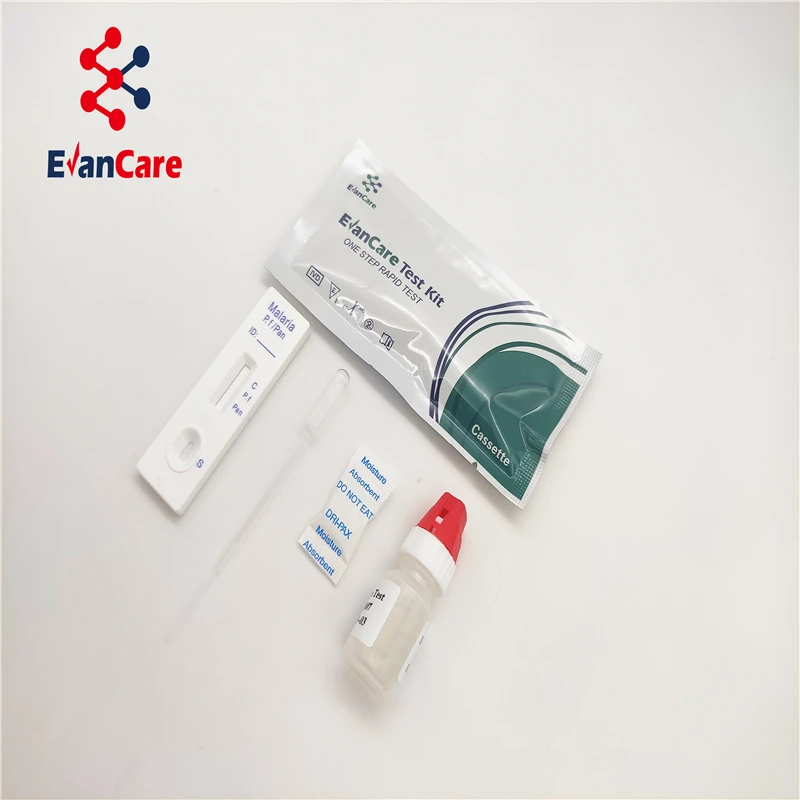 EVANCARE medical kit test malaria pv pf pam with high quality with WHO certificates