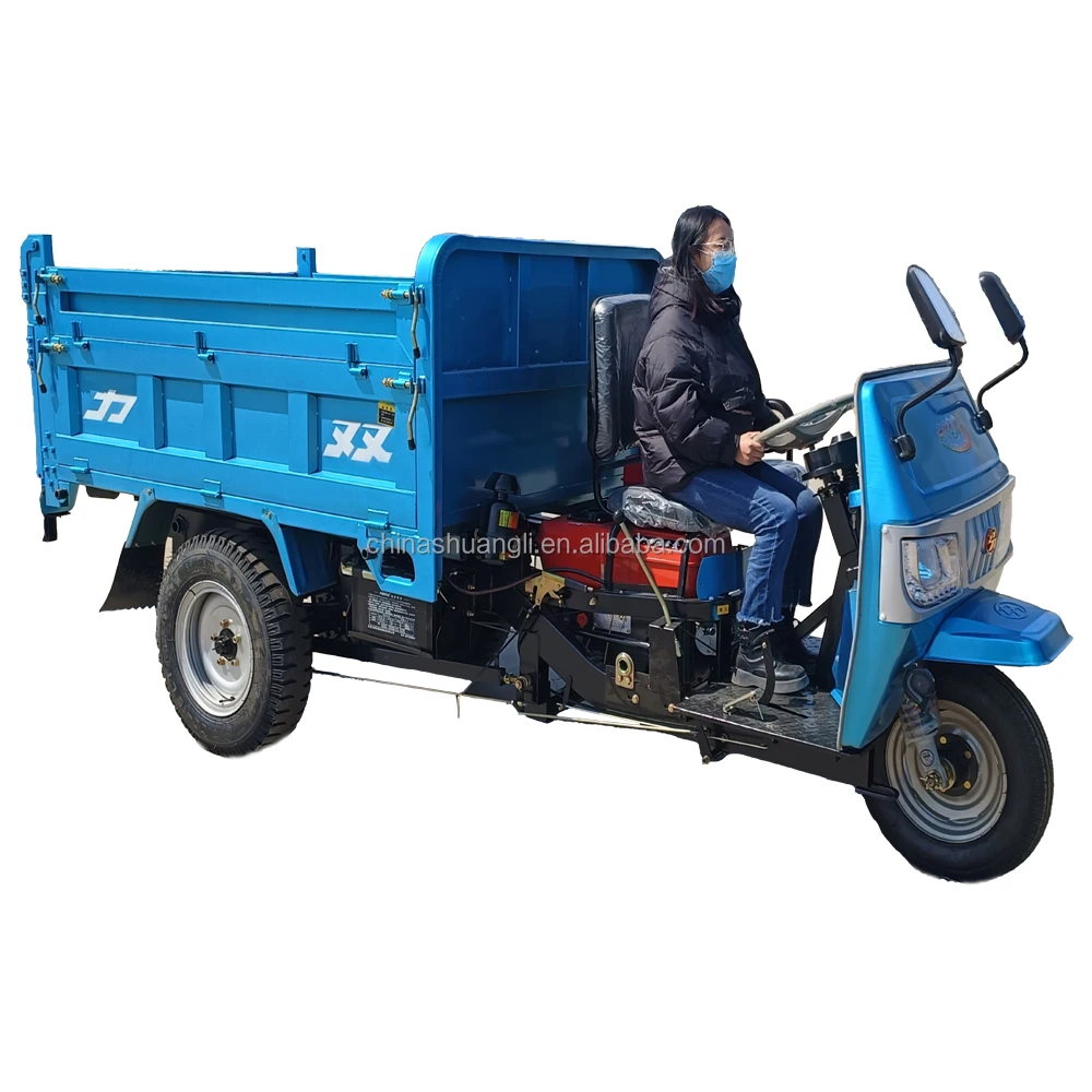 Diesel tricycle 3 wheels cargo tricycle cheap price cargo tricycle diesel engine for farm agriculture