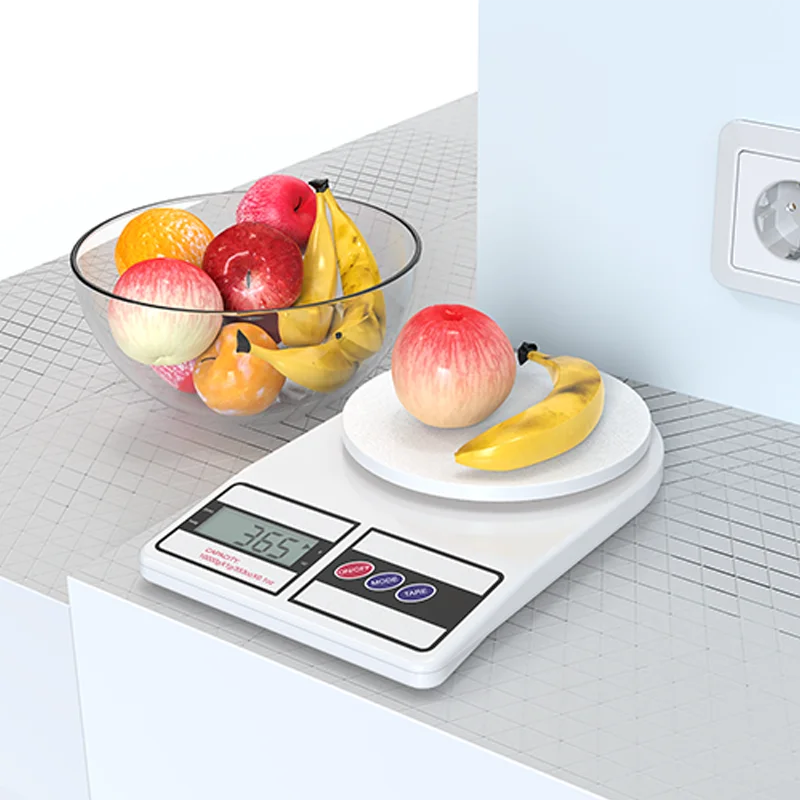 Электронные Кухонные цифровые весы, высокоточные кухонные весы с ЖК-дисплеем, максимальный вес 10 кг