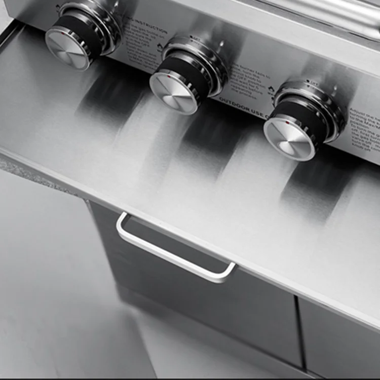 2022 The Most Popular Export Quality Oem Design Assembled Outdoor Stainless Steel Gas Bbq Grill