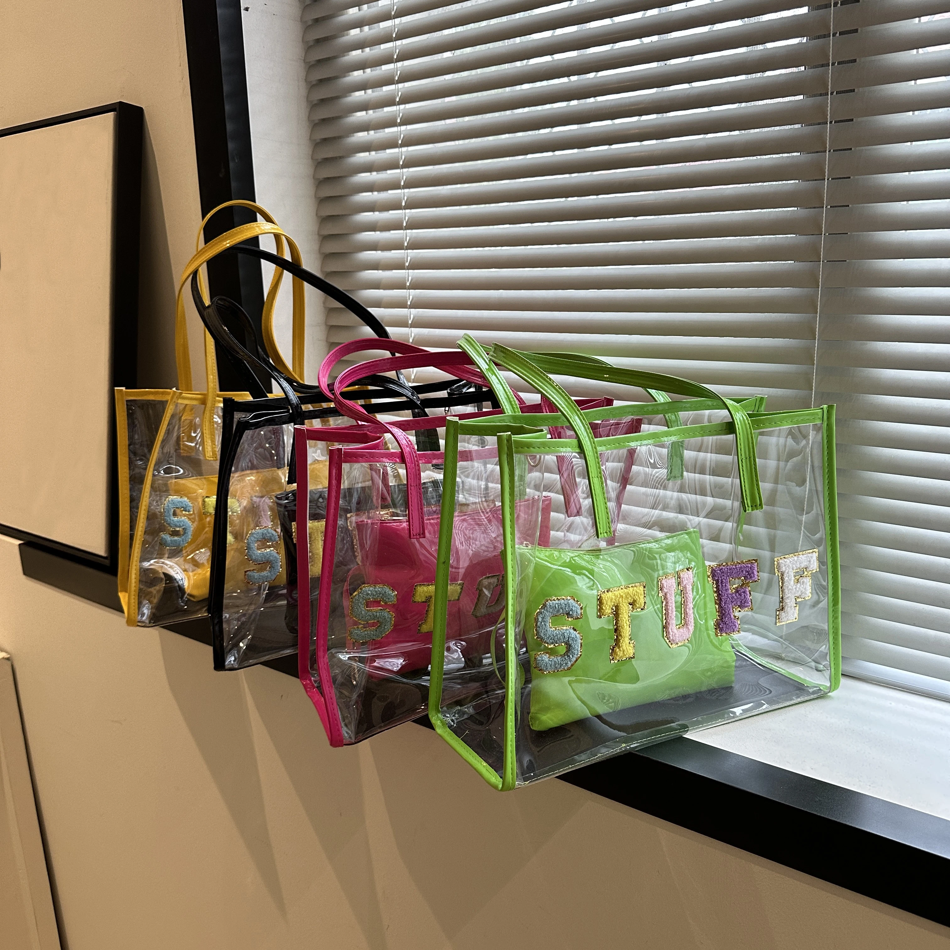 New fashion handbags 2023 light lady PVC Transparent tote bags designed by Lady Purses for women