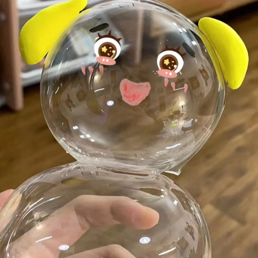 New Colorful Nano Double Sided Tape Kids Squeeze Toy Nano Tape Balloon Bubble Making Kit