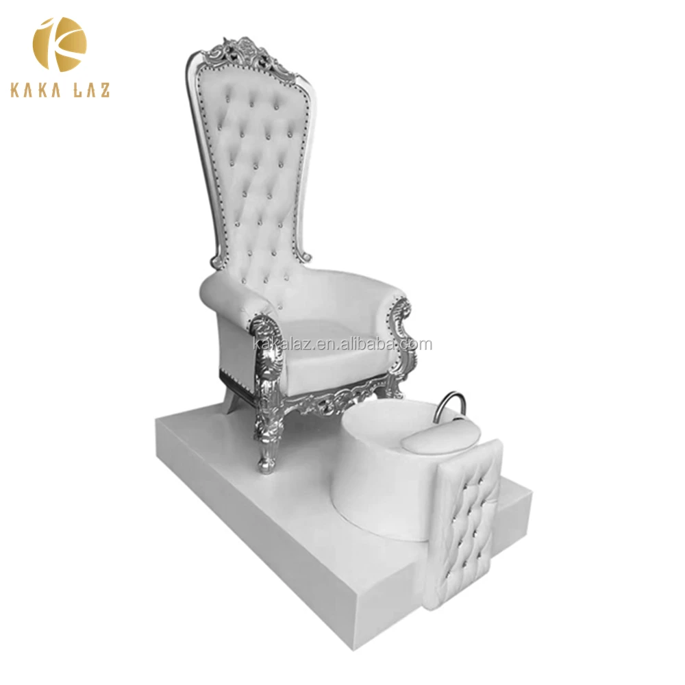 salon pedicure spa massage chair pink princess chair  queen throne sofa