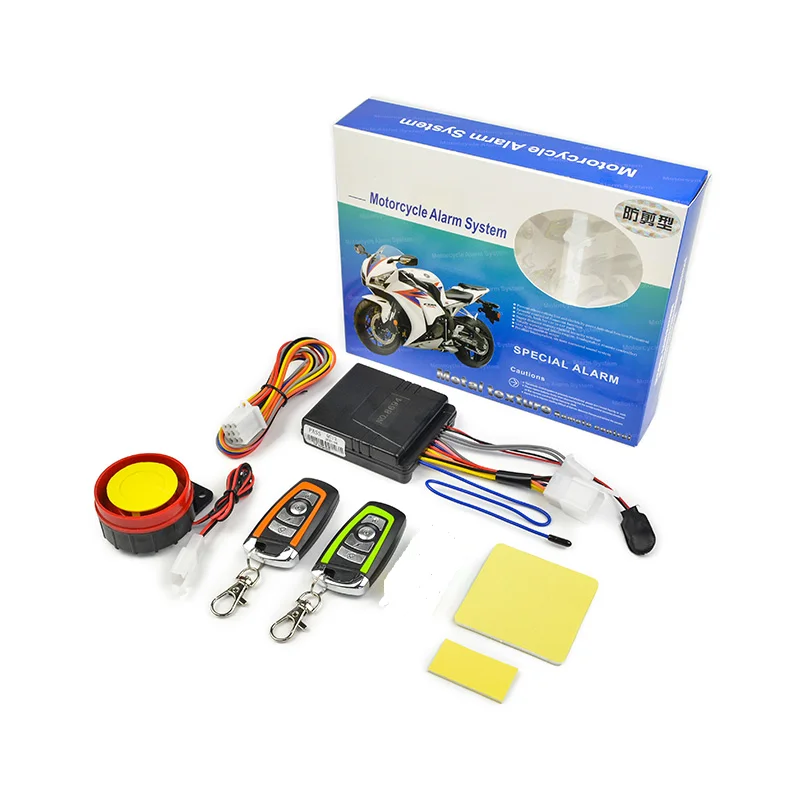 MOTORCYCLE ALARM SYTSEM KDM-1201 wholesale hotsale universal motorcycle security alarm system Waterproof remote control