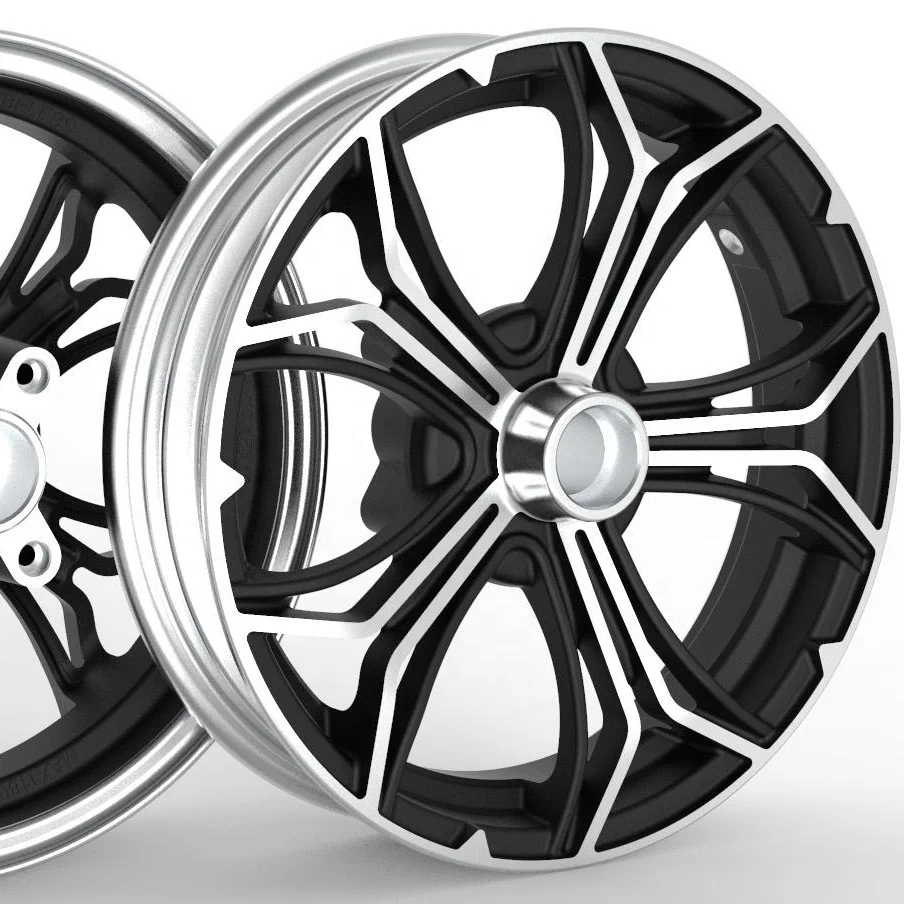 2023 fashion design 12 inch modified aluminum alloy wheels for 500CC 90CC 150CC scooter