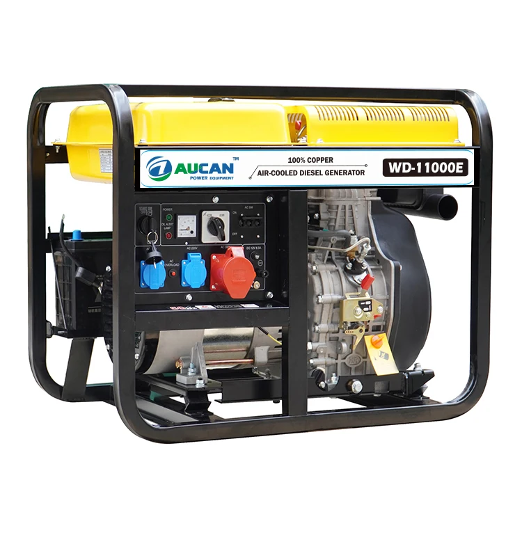 Chinese Power 11kw 12kw 12kva 10 Kva 10kva 10kw Single Phase Electric Silent Type Generator Diesel