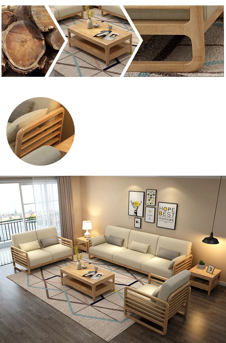 
modern hot sale wooden sofa frame with fabric 4 3 2 1 seat chaise couch single sofa chair L shape household furniture widely use 