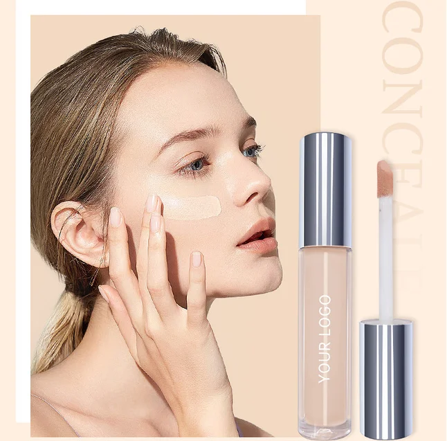 Silver packaging High Coverage Concealer Creamy 16Shades Long Lasting Full Coverage Concealer For Face