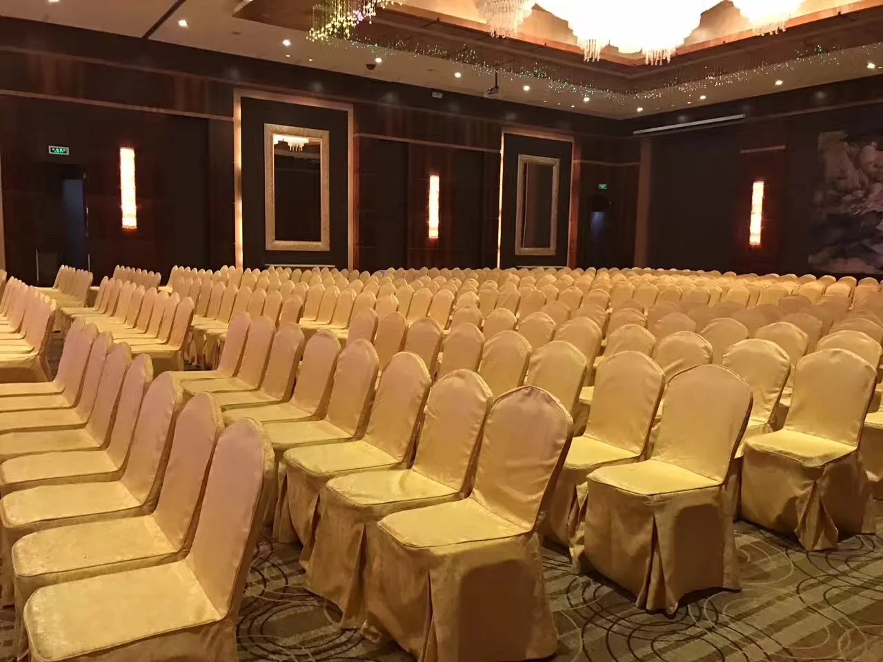 Modern Style White Chair Covers Wedding Decoration Dining Chair Cover Chair Covers For Wedding