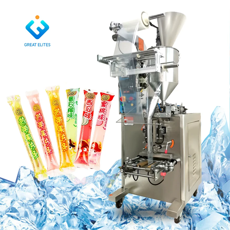 Ice Pop Filling Sealing Machine Liquid Jelly Stick Sachet Packaging Machine