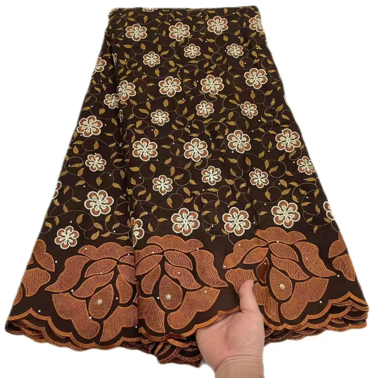 Swiss Balinese Embroidery Design Pure Cotton cloth fabric