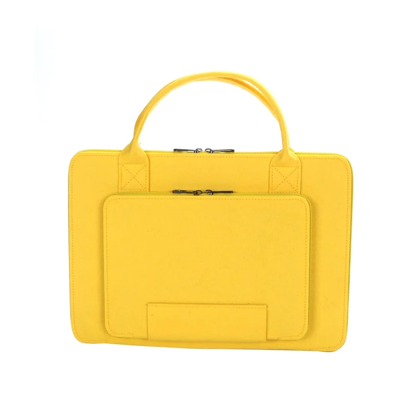 
Multi-functional felt computer bag 14, 16 inch portable mother model computer liner bag polyester environmental protection 