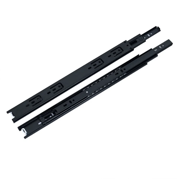 Zinc finish collapsible railing heavy duty drawer slide rail