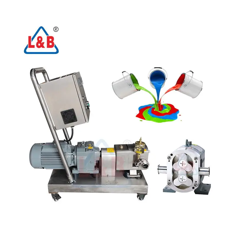 food grade stainless steel high viscosity molasses/honey transfer pump tomato sauce lobe pump