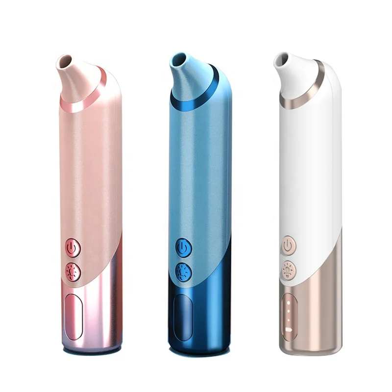 2023 Blue Red Light Facial Skin Light Therapy Smart Wifi Wireless Visual Blackhead Remover Vacuum