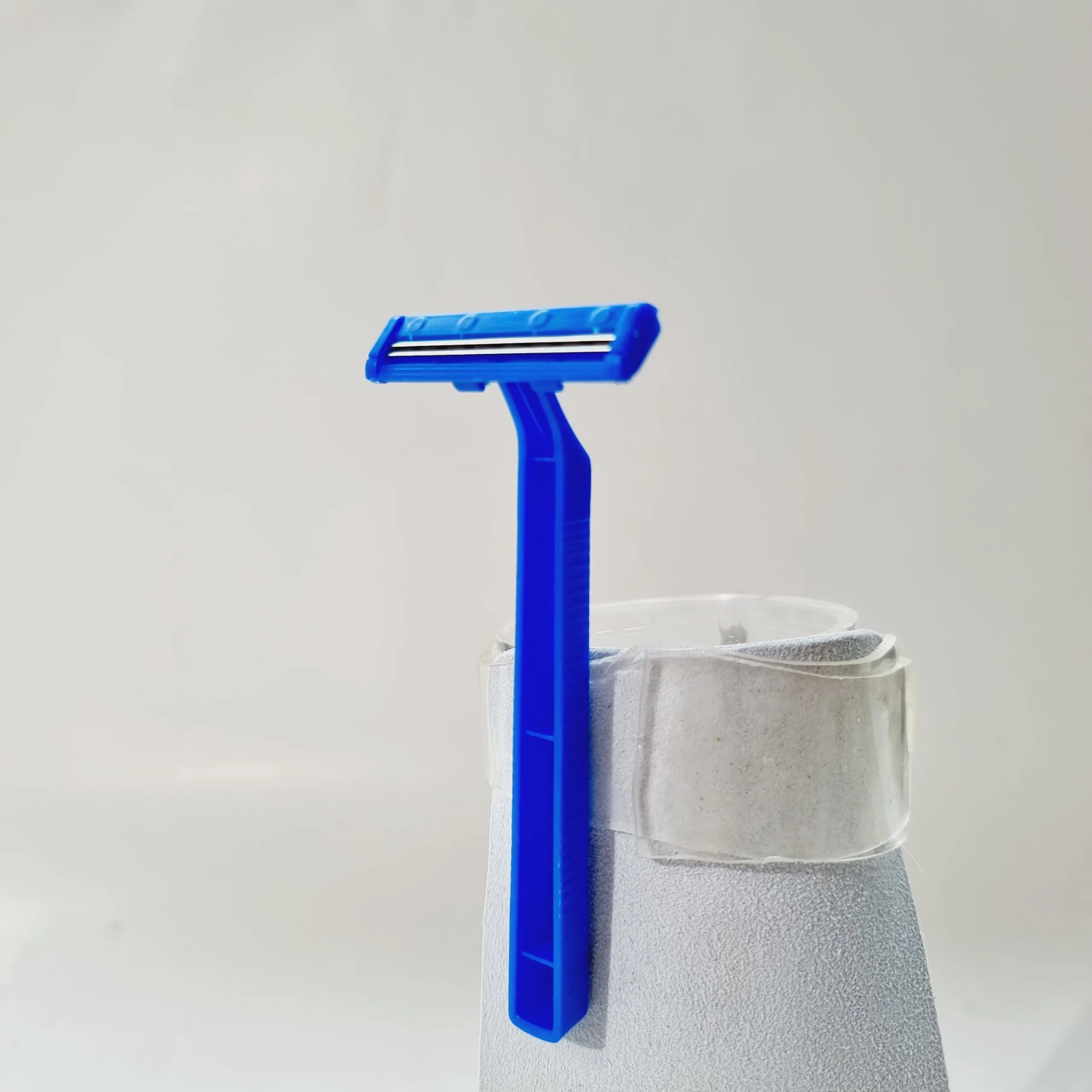 Высокоточная портативная Мужская бритва из нержавеющей стали с двойным телом для бритья