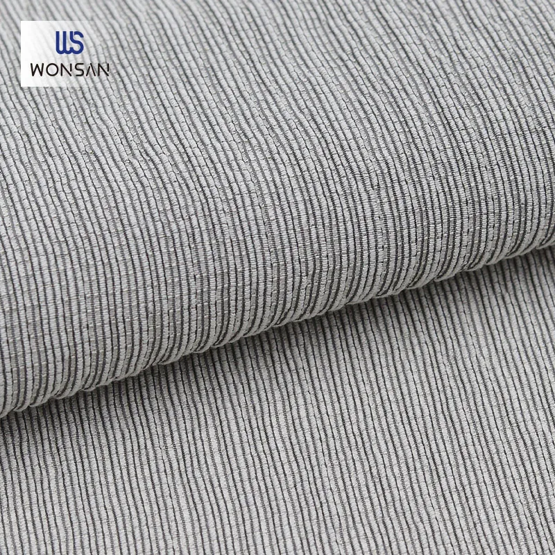 China High Quality Polyester Rayon Nylon Spandex Garment Dresses Blouse Cloth Yarn Dyed Crepe Woven Fabric