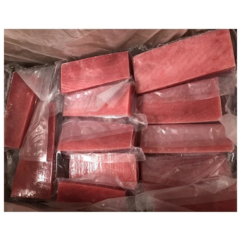 frozen yellowfin tuna saku block with Co treatment