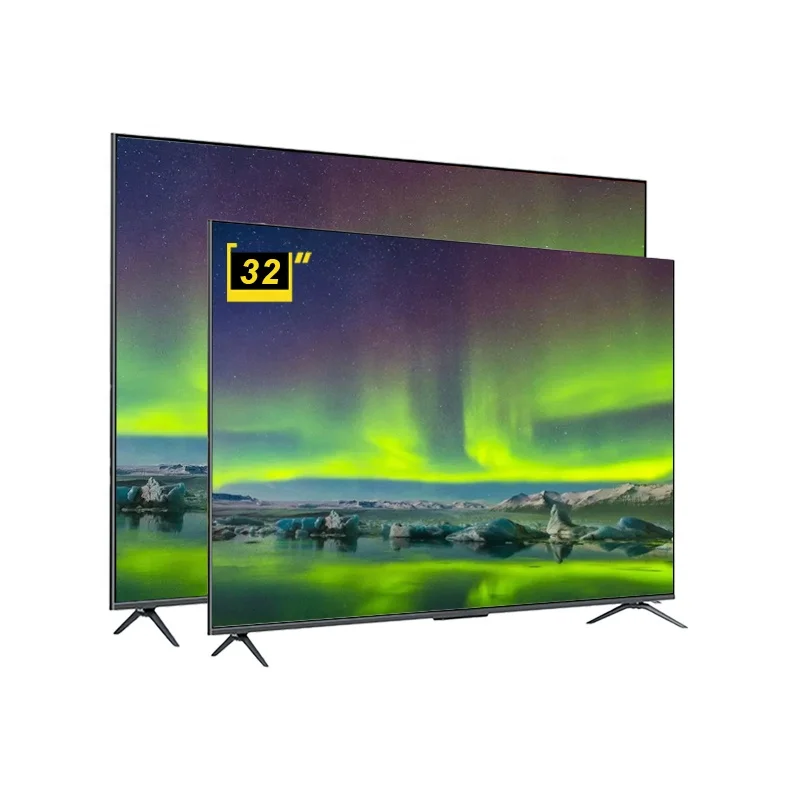 OEM 32 Inches Factory Direct Sale LCD Frameless Smart TV FHD Smart TV 100-200v 50/60Hz Smart Television