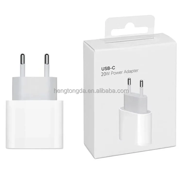 2022 year popular 3 Pin Charger Adapter for iPhone 12 pro max 20W PD USB-C Power Adapter for iPhone 13 pro max UK Wall adapter