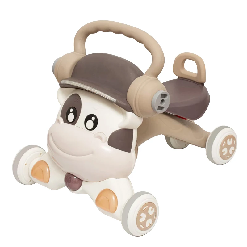 Purorigin Education 3 in 1 handheld baby walker toys twist car scooter multifunction baby walker with music and light