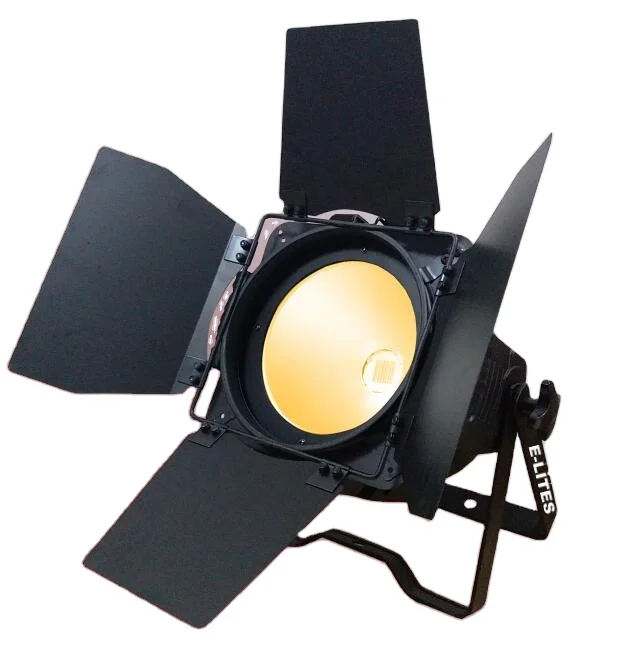 Professional LED cob par 200w with barndoor led uplights cw & ww 2in1 parled