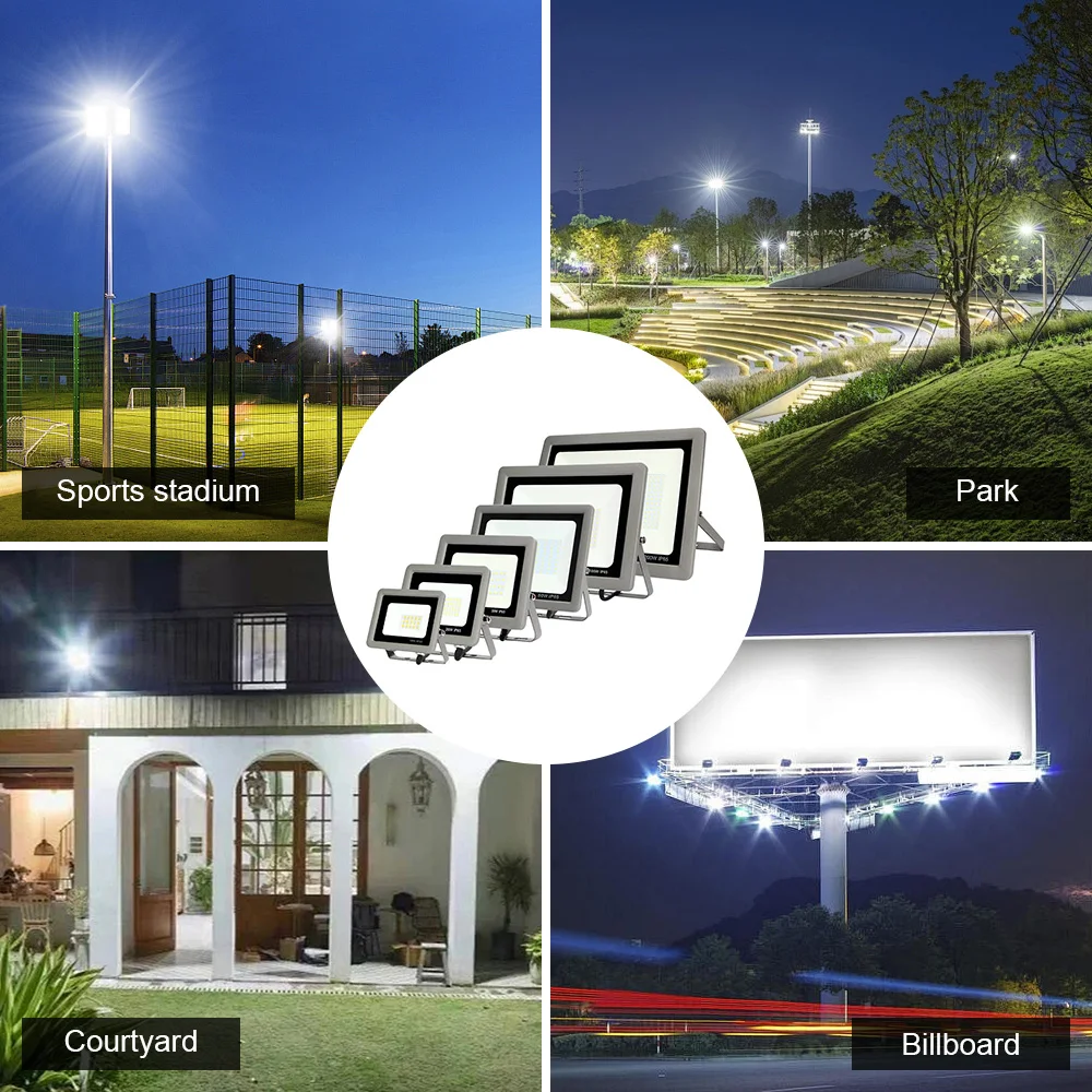 KCD electric 35000 lumen 400w 500watt smd led floodlight with ies file ultra slim 10w 20w 30w 50w outdoor led cheap flood light