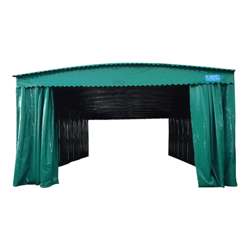 Folding Garage Tent Waterproof Wash Tent with Movable Mechanism