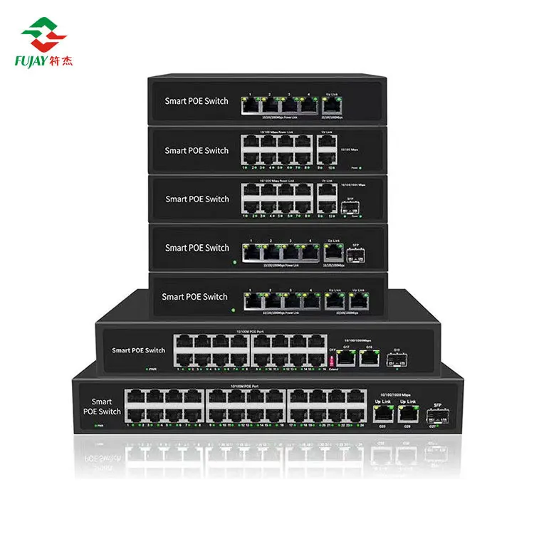 Manufacturer 16 Port 10/100/1000m Watchdog Hi-poe Switch Outdoor Waterproof Gigabit Network Switches