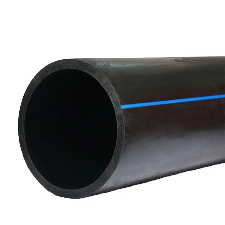PN6 Dn1200 (inch48) черные трубы большого размера подземные дренажные HDPE водопроводные