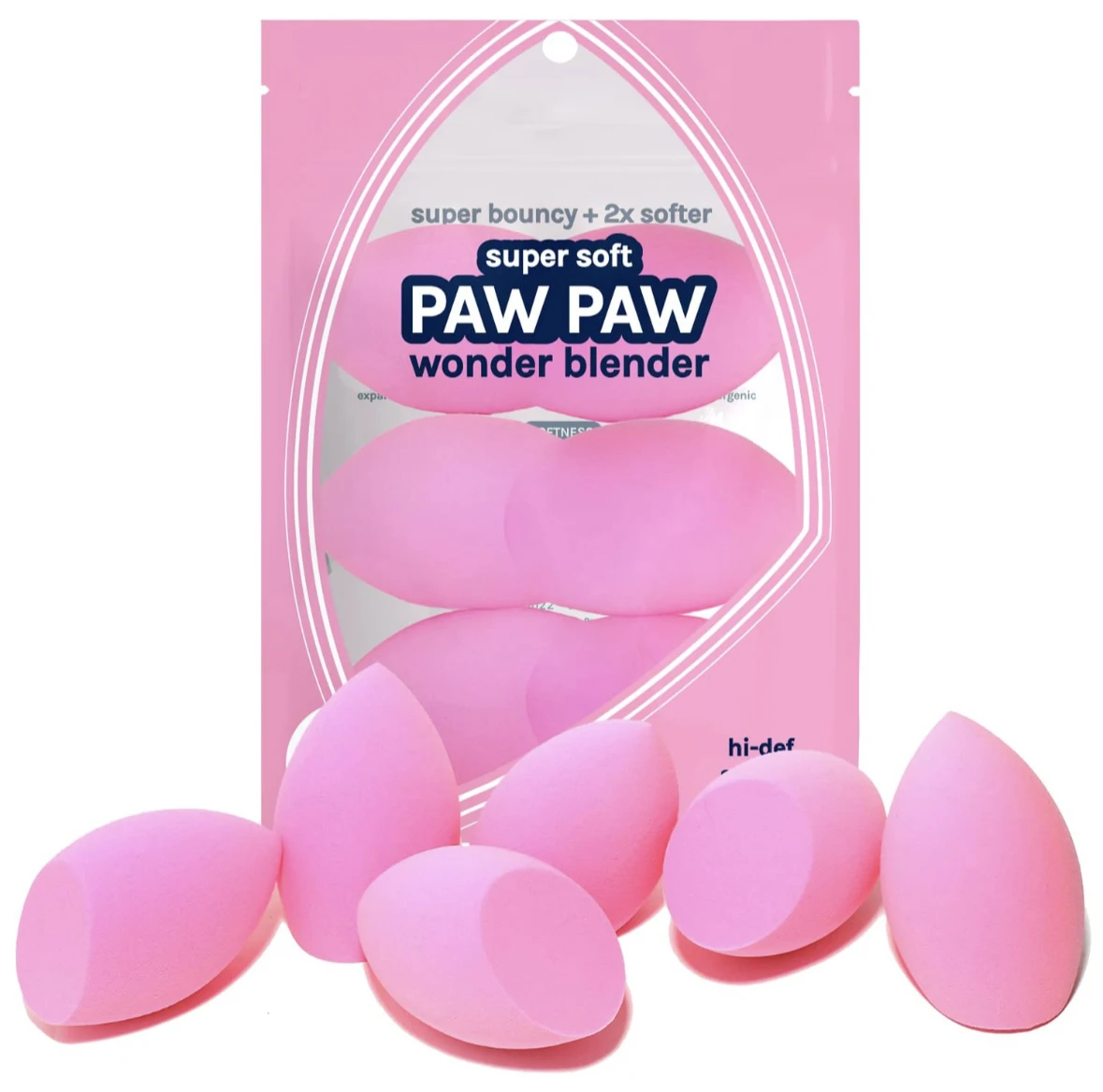 Wholesale Pink Blue Purple rose pink beauty cosmetic cutting latex free makeup sponge blender Beauty Egg