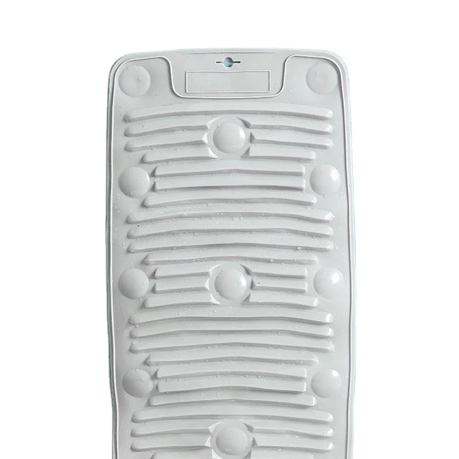 Складная Нескользящая силиконовая Мочалка для ванной комнаты, Большая Вакуумная присоска, мягкая мочалка