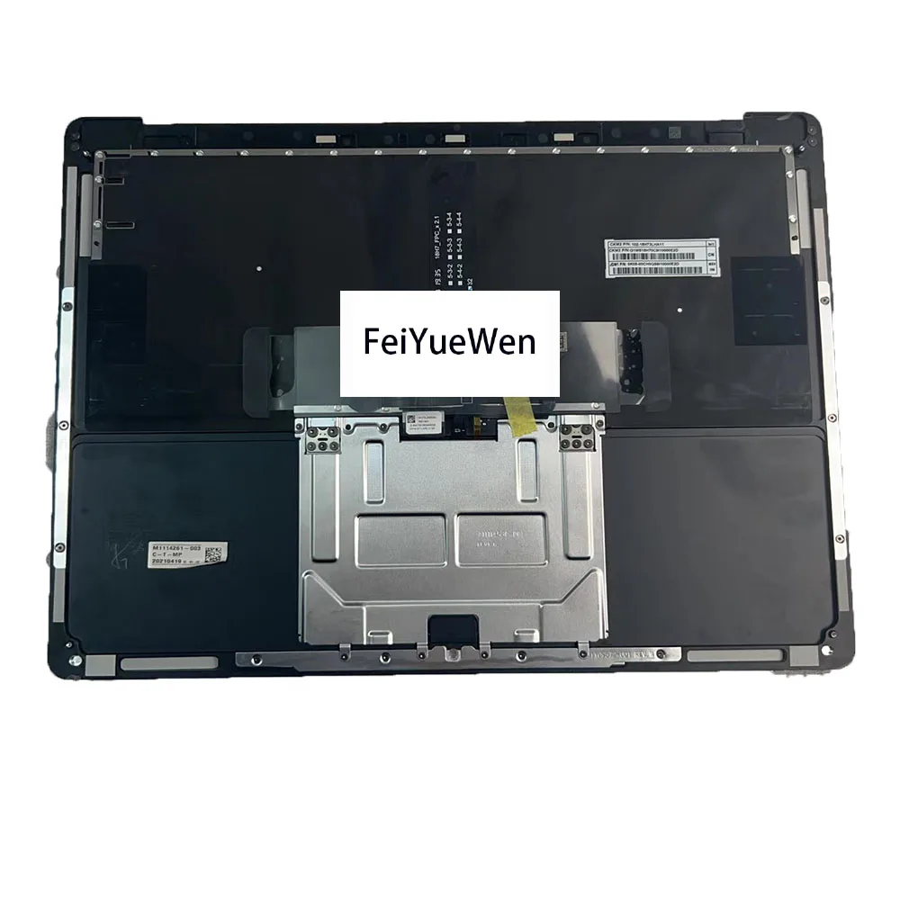 Metal Black Keyboard for Microsoft Surface Laptop 4 13.5 1950 1951 1958 1959 Built-in keyboard with C Cover Palmrest Touchpad