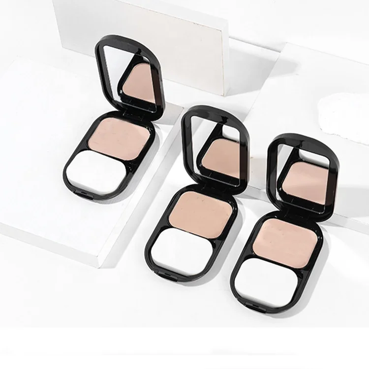 Shining durable foundation pressed powder vegan mineral new makeup air cushion private label pressed powder