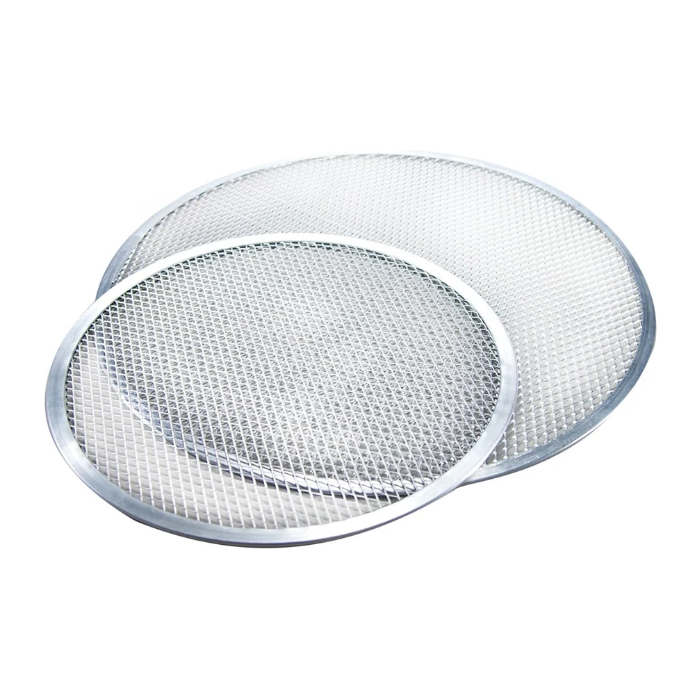 Алюминиевый сетчатый экран сетка Для Выпечки Пиццы алюминиевый для пиццы круглый