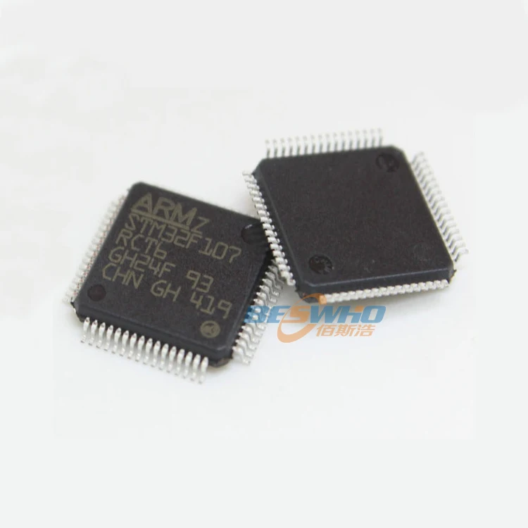 Новый оригинальный STM32F107RCT6 MCU Ic 32-битный STM32F ARM Cortex M3 RISC 256KB флэш-LQFP-64 микроконтроллер