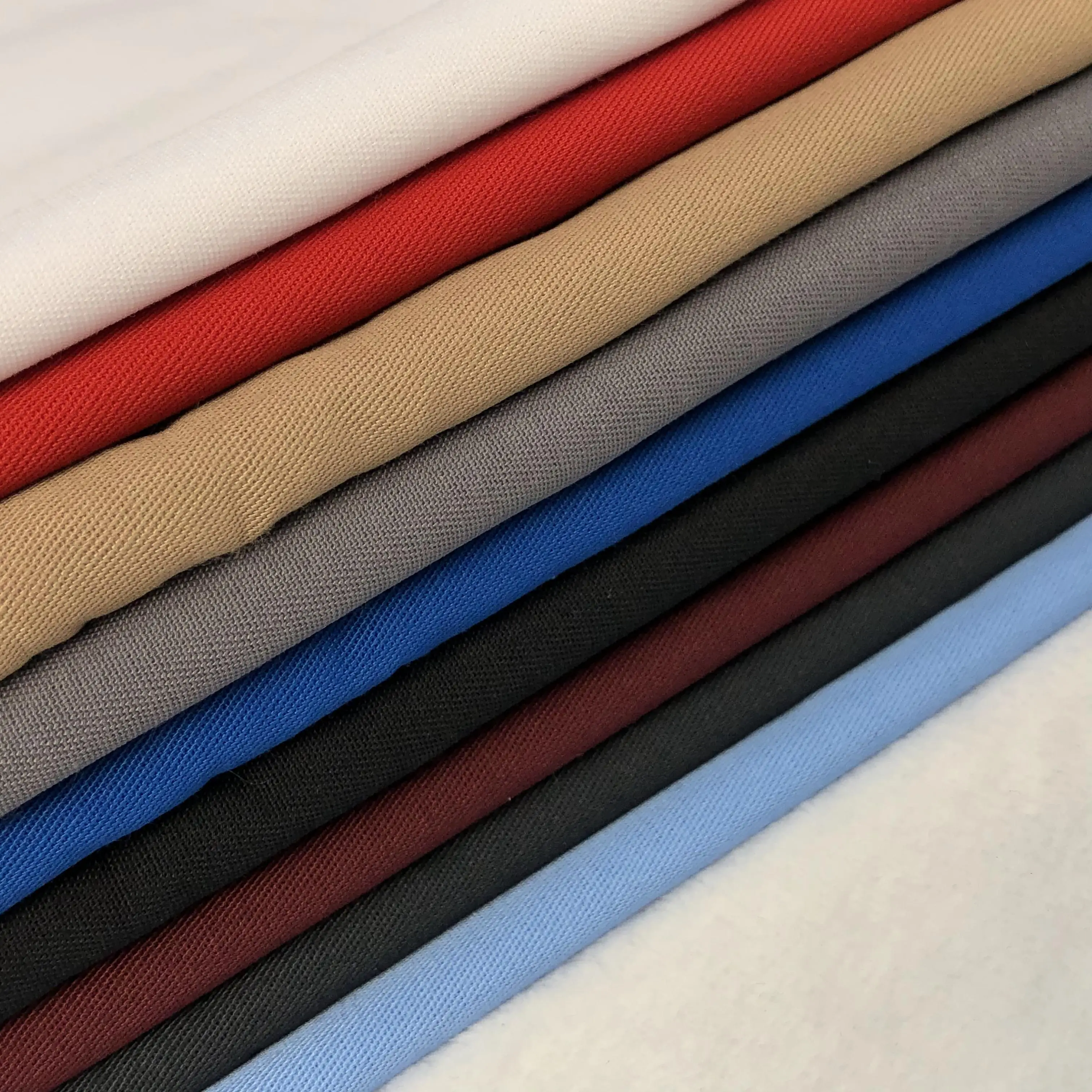 Polyester/cotton TC Twill 65 polyester 35 cotton fabric for medical uniforms