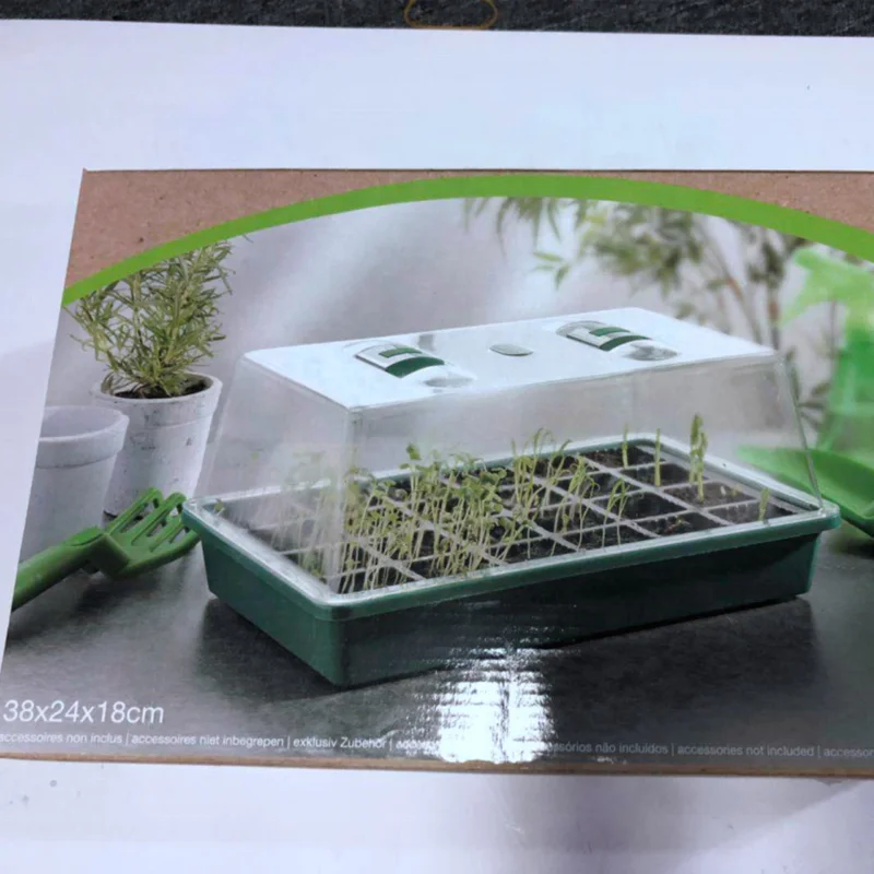 Classic Green PP Plastic Propagator Kit Seed Propagation Tray with Dome