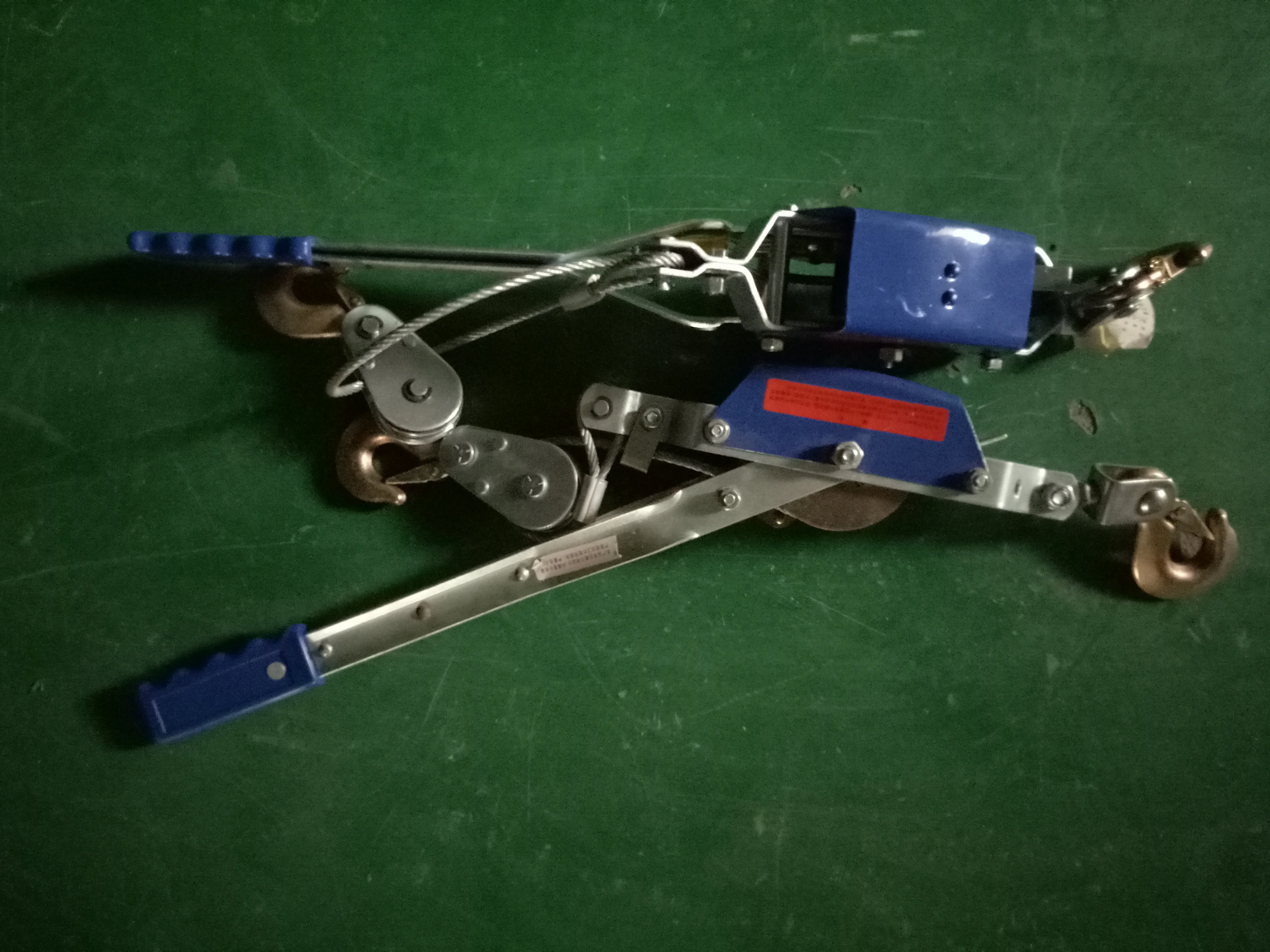 Wire Rope Electric Cable Manual Tightener Double Hook Hand Puller