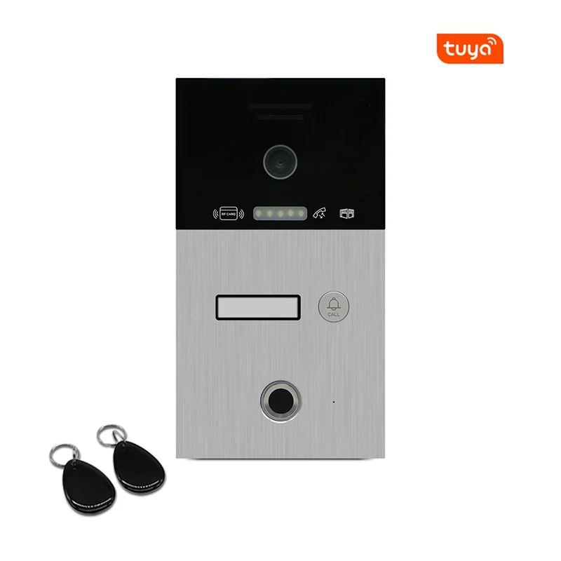 Беспроводной ip-видеодомофон, дверной звонок для 1/2/3/4 квартир, мобильное приложение tuya smart