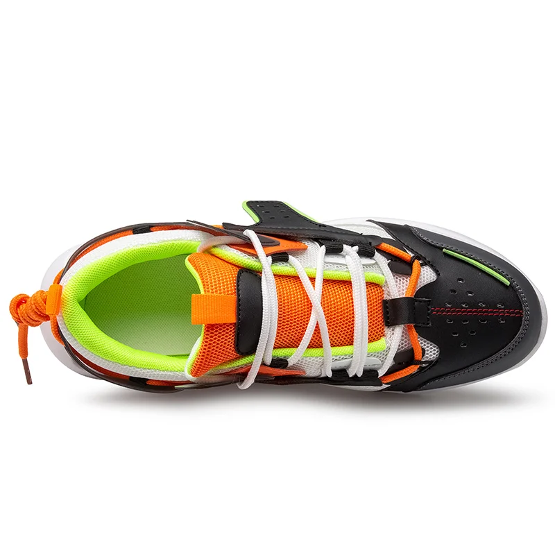 
Club Stretch Chunky High top Lace Up Lightweight Men Casual Shoes Walking Fashion Silver Sneakers 