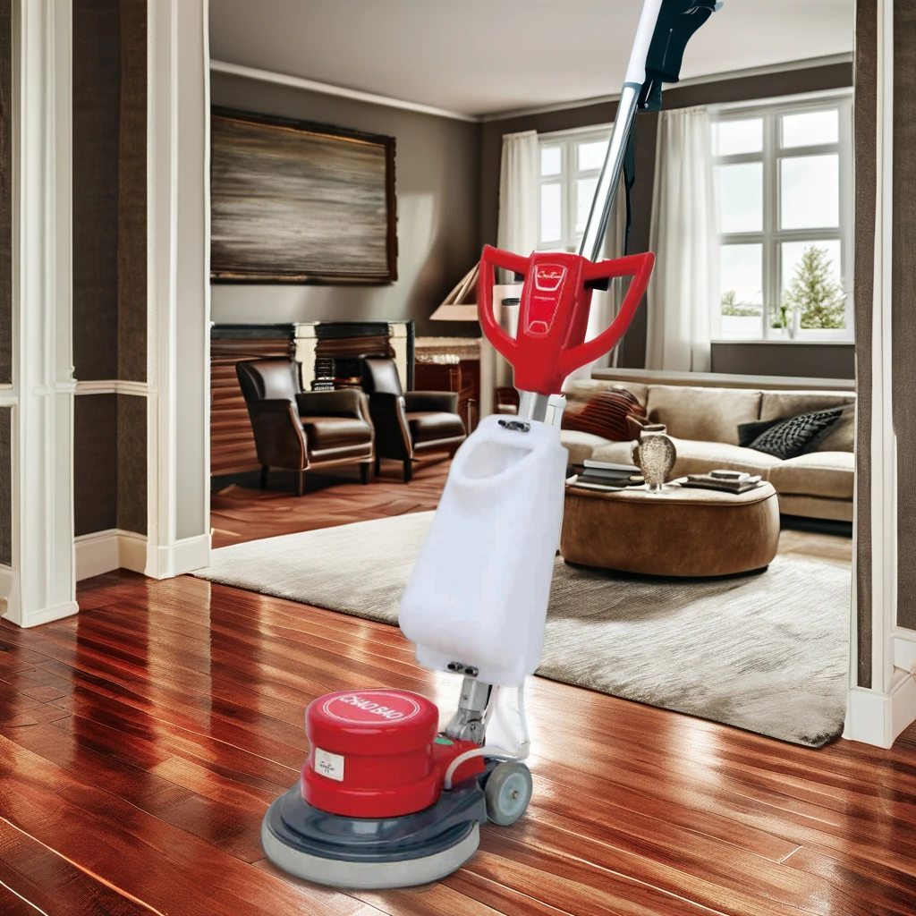 2024 Professional Single Pad Commercial Floor Polisher Tile Scrubber Heavy Duty Electric Wet Dry Function for Household Use