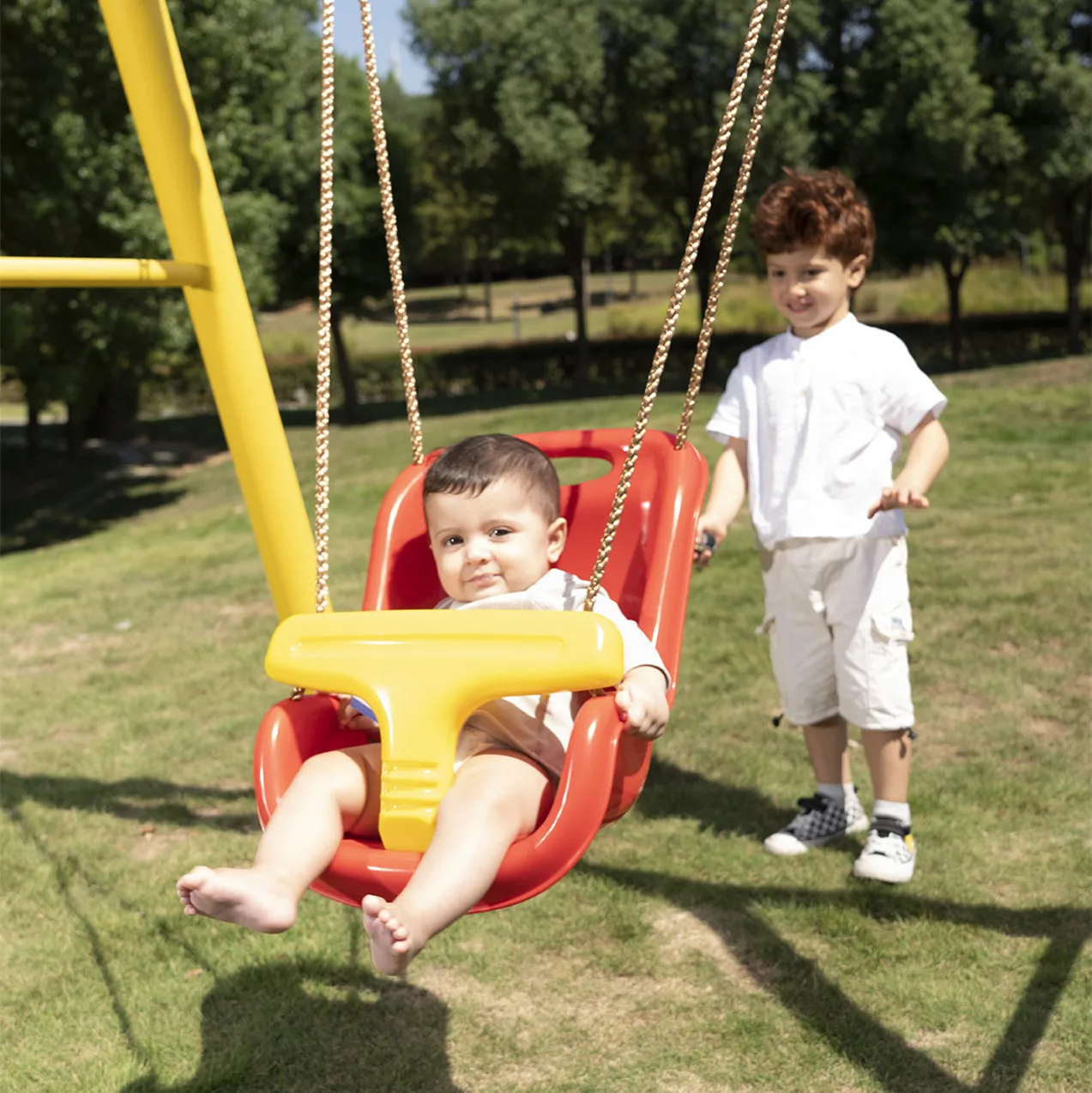 Plastic toddler swing seat  indoor and outdoor playground children swing chair for baby